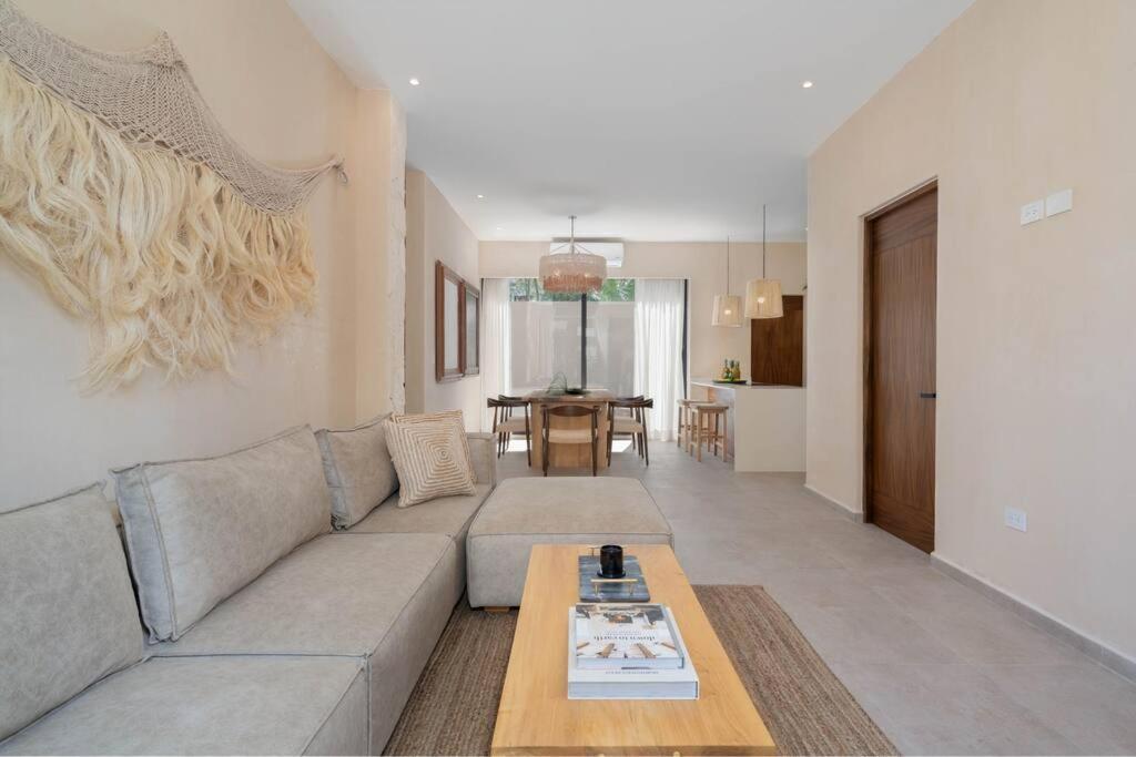 Lujoso Departamento Boho-Chic Con Alberca Privada Apartment Тулум Екстериор снимка