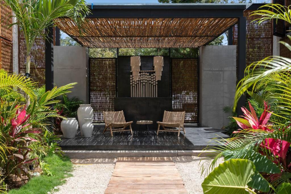 Lujoso Departamento Boho-Chic Con Alberca Privada Apartment Тулум Екстериор снимка