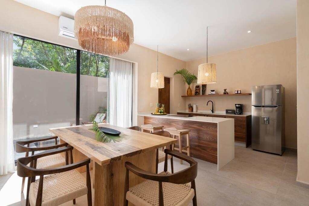 Lujoso Departamento Boho-Chic Con Alberca Privada Apartment Тулум Екстериор снимка