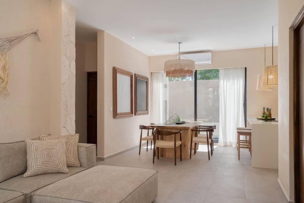 Lujoso Departamento Boho-Chic Con Alberca Privada Apartment Тулум Екстериор снимка